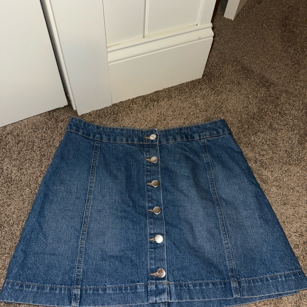 H&M Blue Denim Skirt